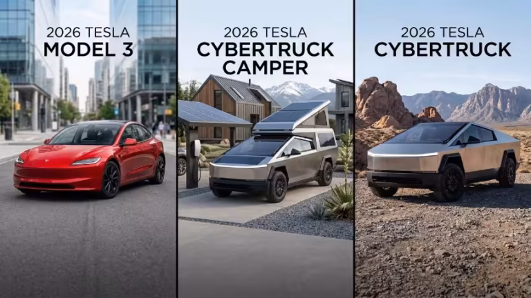 Electric Cars Tesla 2026 Lineup Complete Guide to Model 3, Model Y, and Cybertruck