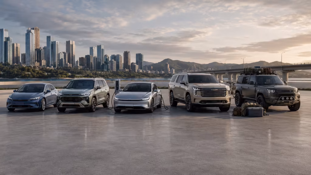 names of new cars